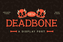 Deadbone – Halloween Bone Font