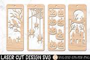 Halloween Bookmark Laser Cut SVG, an Object Graphic by Rose Art (Thumbnail 2 of 3)