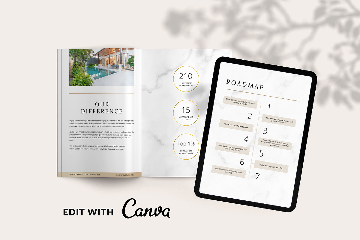 Realtor Template Bundle | Canva, a Flyer Template by Galaxybomb (Photo 9 of 15)
