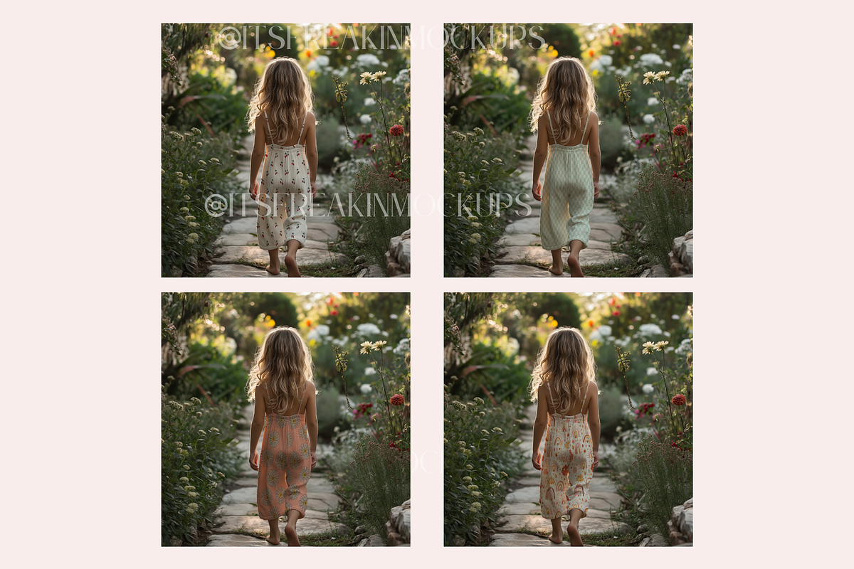 PSD Kids Clothing Mockup Bundle, a Shirt Mockup by ItsFreakinMockups (Photo 4 of 7)