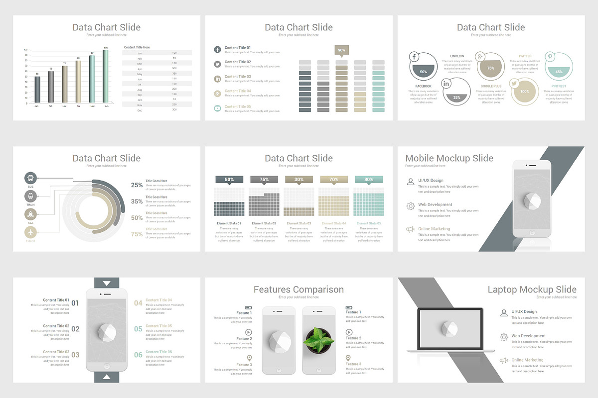 Modern Business Keynote Template, a Presentation Template by SlideSalad (Photo 13 of 16)