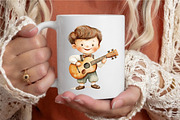 Watercolor Kids Career Clipart, a Seasonal Illustration by designcity5 (Thumbnail 5 of 5)