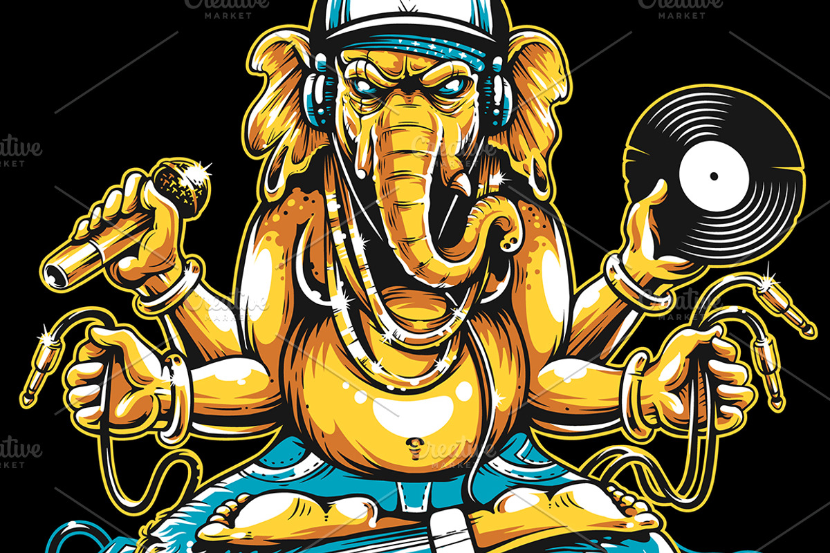 Jungle Rude Boy | Vector Art, a Decorative Illustration by Vecster (Photo 5 of 11)