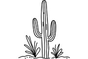 Desert Cactus SVG Bundle, an Object Graphic by Designer_Momina (Thumbnail 14 of 16)