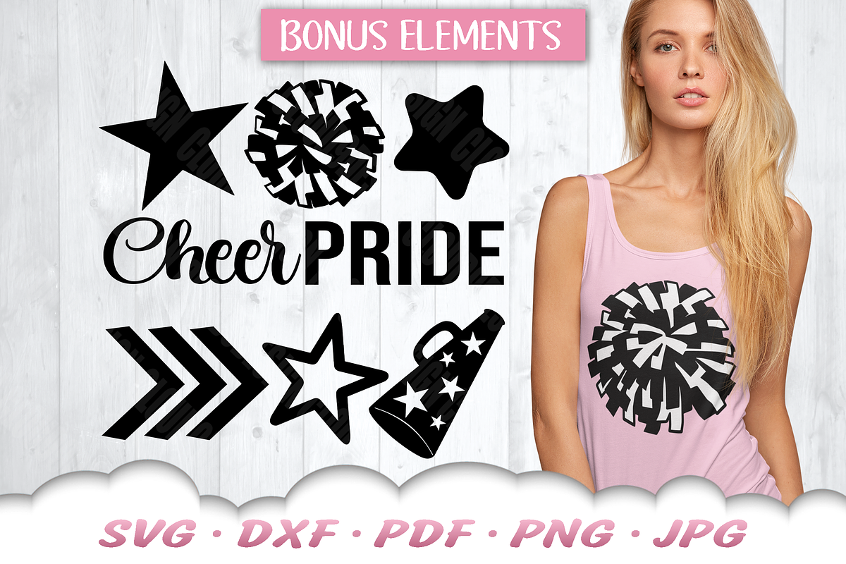Cheer SVG Bundle, a Graphic by Cloud9DesignSVG (Photo 3 of 6)