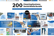 Cleaning Business Canva Bundle, a Social Media Template by Snapybiz (Thumbnail 1 of 9)