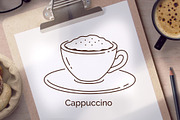 Coffee Cups Icons, an Object Graphic by Sonya Illustrations (Thumbnail 4 of 5)