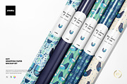 Gift Wrapping Paper Mockup Bundle, a Packaging Mockup by creatsy5 (Thumbnail 1 of 35)