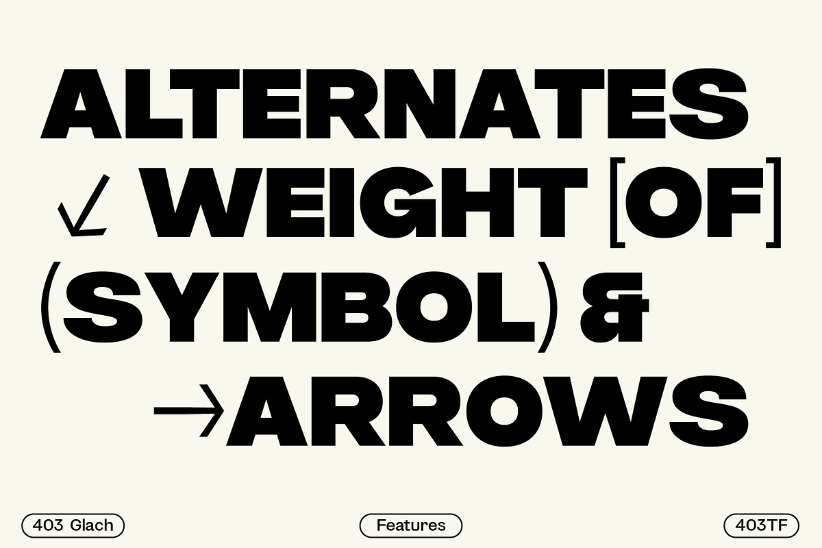 403 Glach Sans, a Sans Serif Font by 403 Type Foundry (Photo 4 of 15)