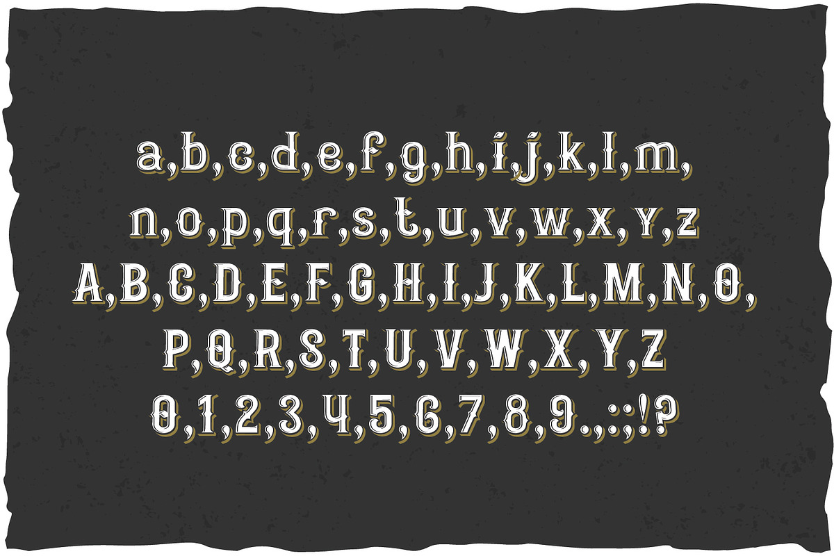 Jolly Barber. Vintage typeface, a Font by Fractal fonts & graphics (Photo 5 of 5)