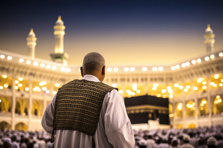 A man stands confidently in front of, a Photo by Iftikhar Alam
