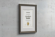 A4 Passe-partout Certificate Mockup, an Advertising Mockup by DesignRushMarket (Thumbnail 7 of 13)