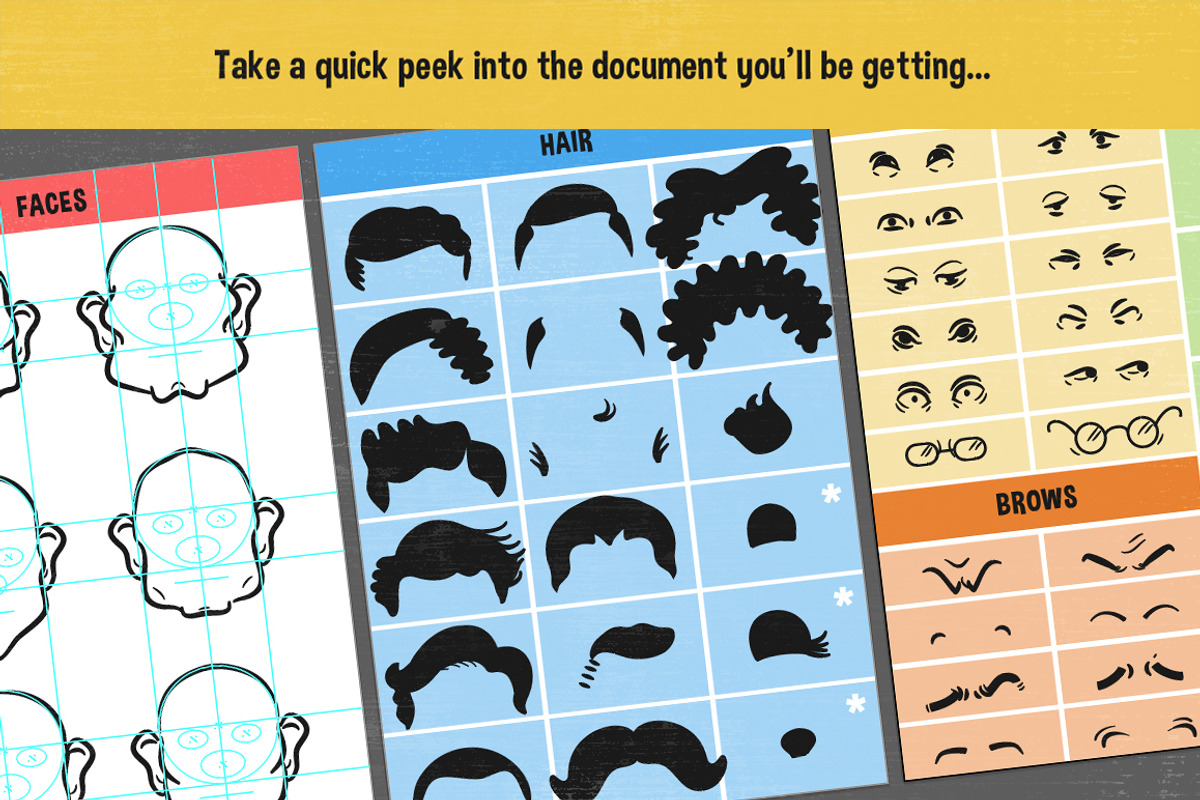 Cartoon Face Maker, an Illustration by melissadn (Photo 4 of 4)