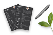 Minimal Modern Resume Template, a Resume Template by Annudesign (Thumbnail 4 of 9)
