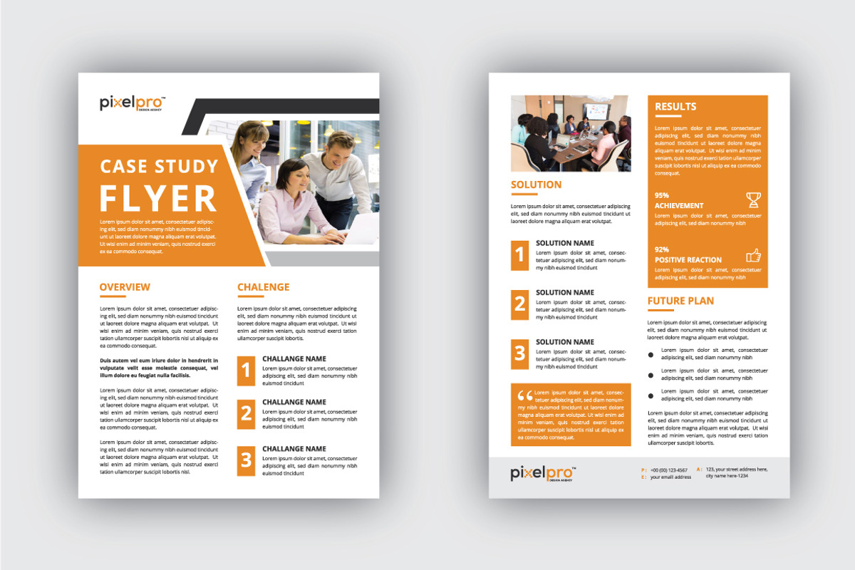 Case Study Flyer Design, a Flyer Template by Pixel Pro (Photo 4 of 4)
