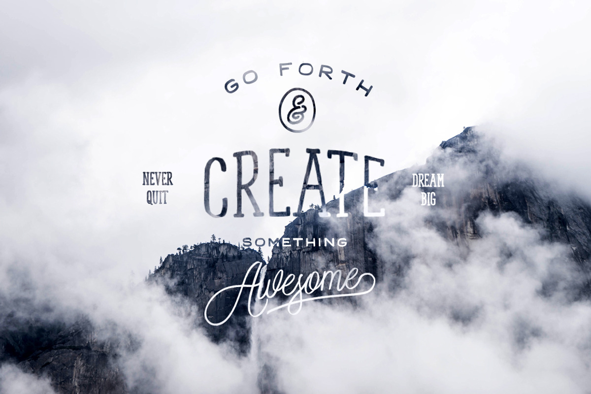 Spirited • 6 Fonts + Swashes preview 4
