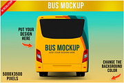 Bus Mockup - Back View, an Advertising Mockup by Bruno's Shop (Thumbnail 1 of 4)