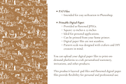 Halloween Toile de Jouy Pattern, a Background Graphic by Hughes Studio (Thumbnail 7 of 7)