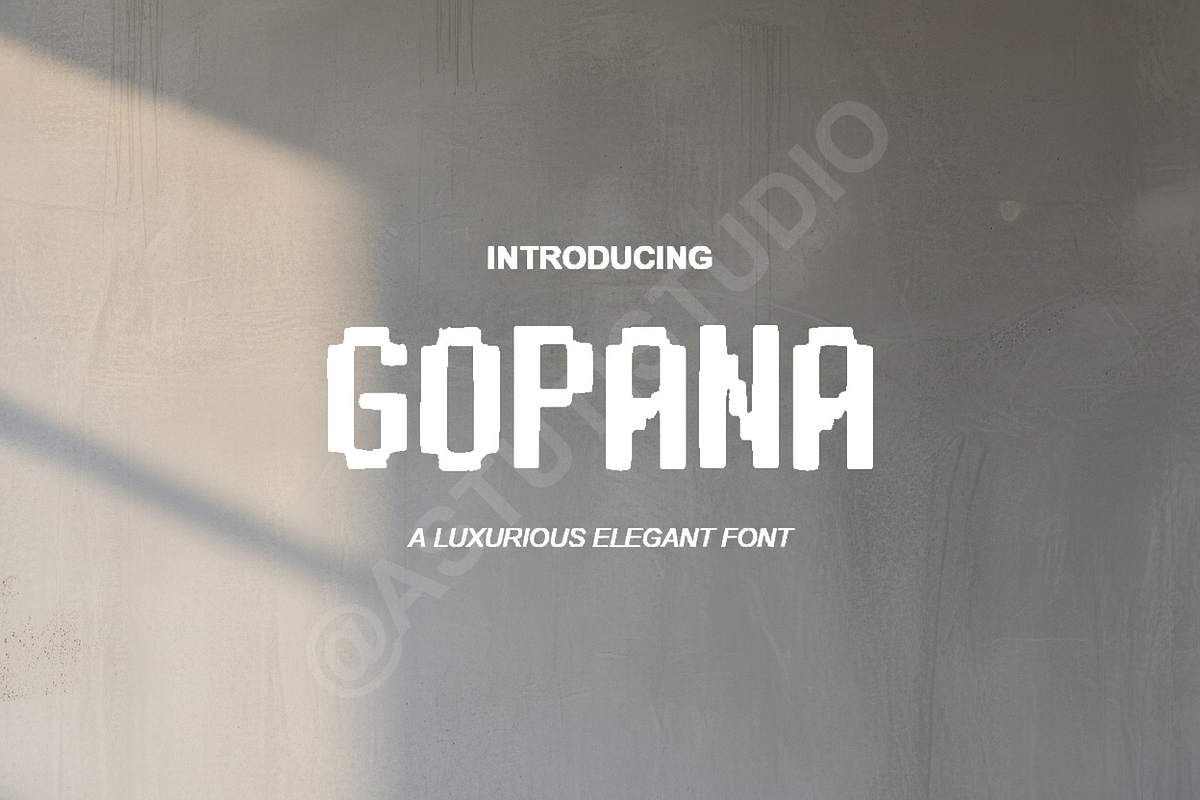 Gopana - A Modern Elegant Serif Type, a Font by Astuti Studio (Photo 1 of 16)