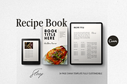STEEP | Recipe Book Canva Template, a Templates & Theme by Hayes Edit Studio (Thumbnail 1 of 8)
