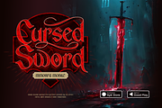 Grandsword, a Blackletter Font by Burntilldead (Thumbnail 6 of 9)