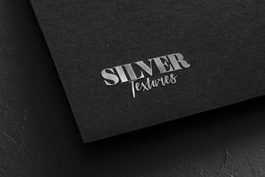 Silver Foil And Glitter Textures