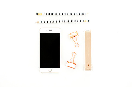 Office black & rose gold stock photo stock photo containing styled stock and