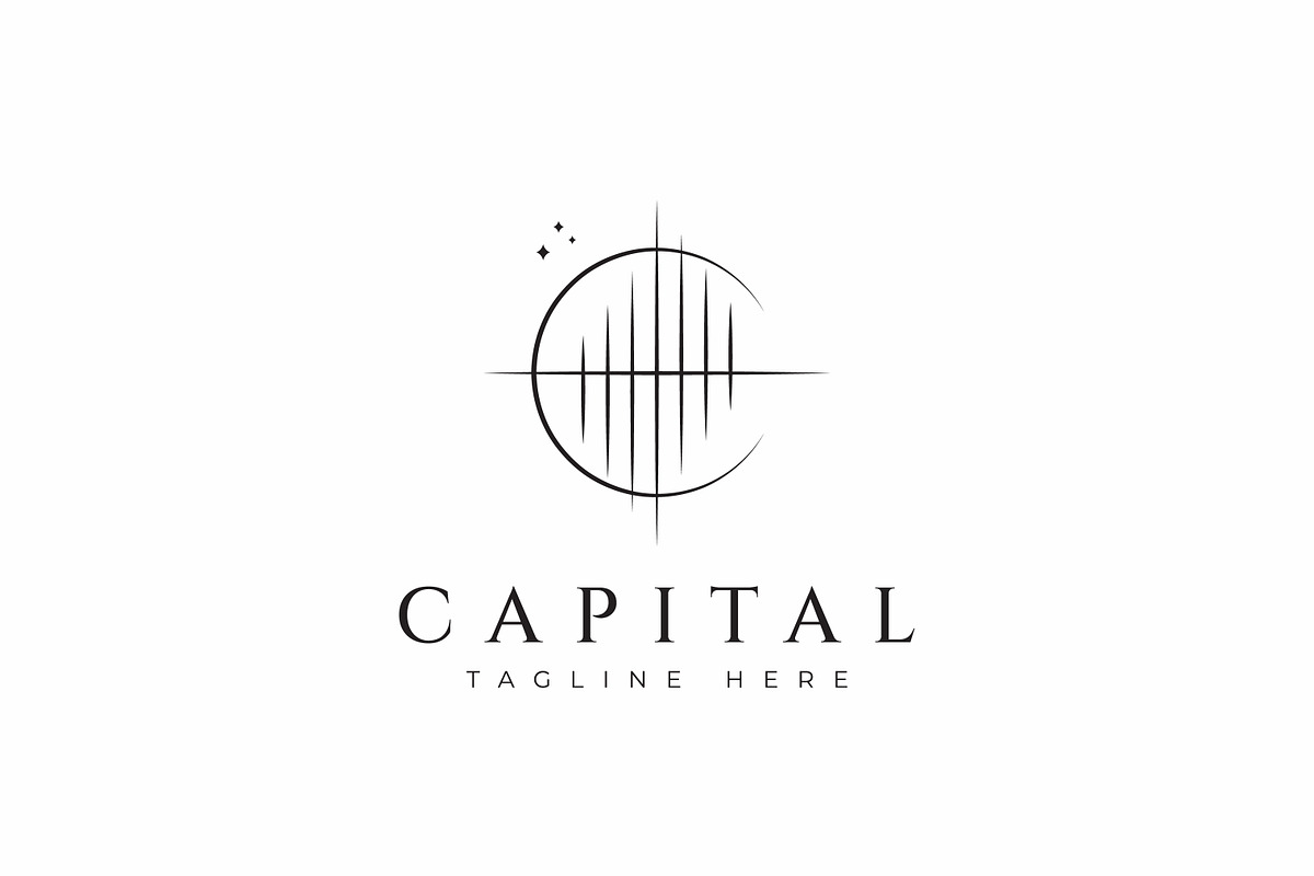 Letter C Logo Capital Exchange Rate, a Branding & Logo Template by Signatoro