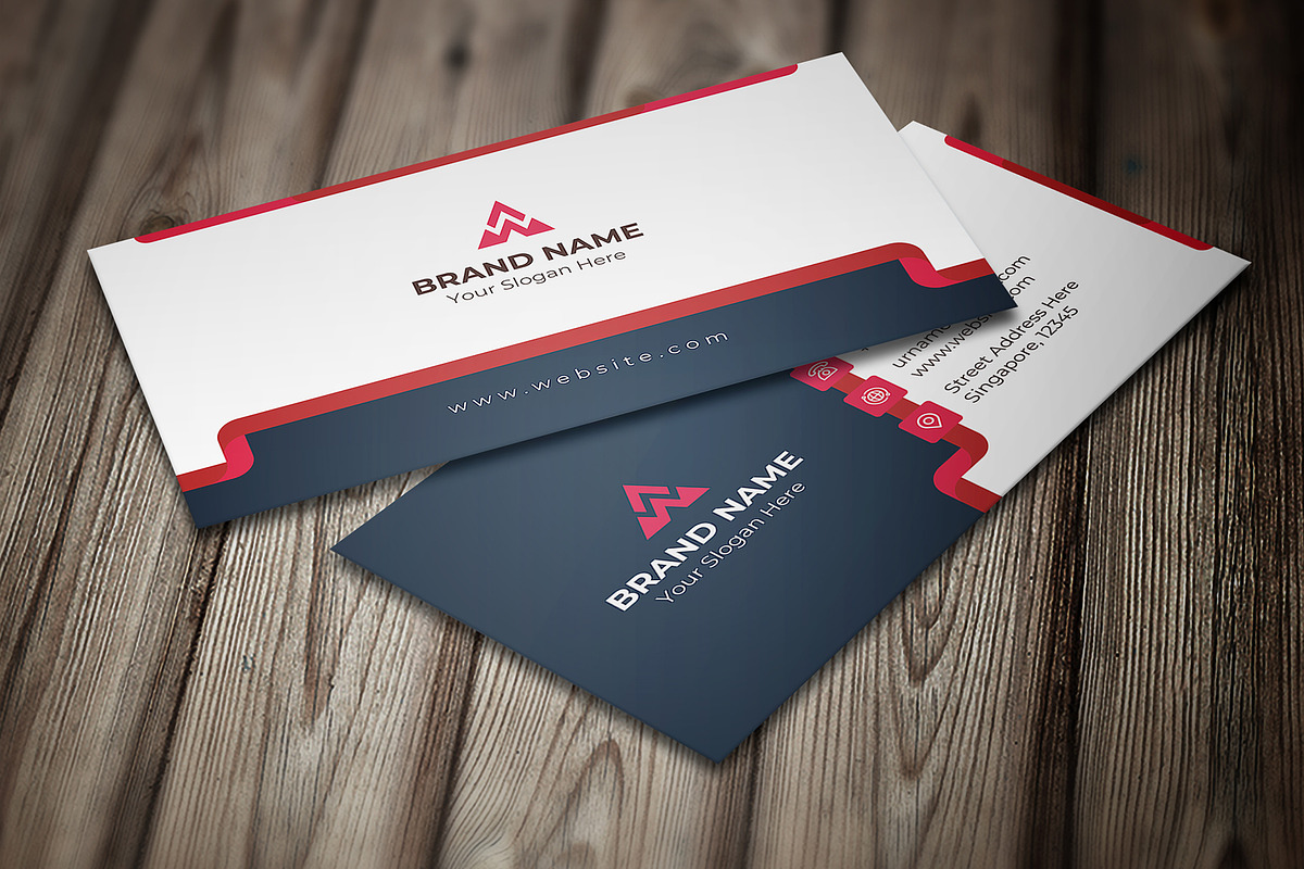 Corporate Business Card Template, a Business Card Template by GFXCity (Photo 2 of 3)