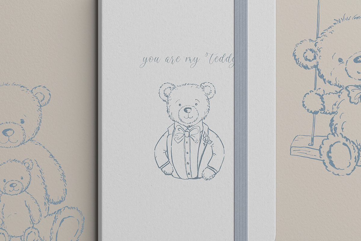 Vintage nursery clipart bundle, an Object Illustration by Sensual Art (Photo 8 of 13)