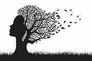 Tree Woman Laser Cut Bundle, an Object Graphic by BIPLOB EXPERT (Thumbnail 4 of 11)