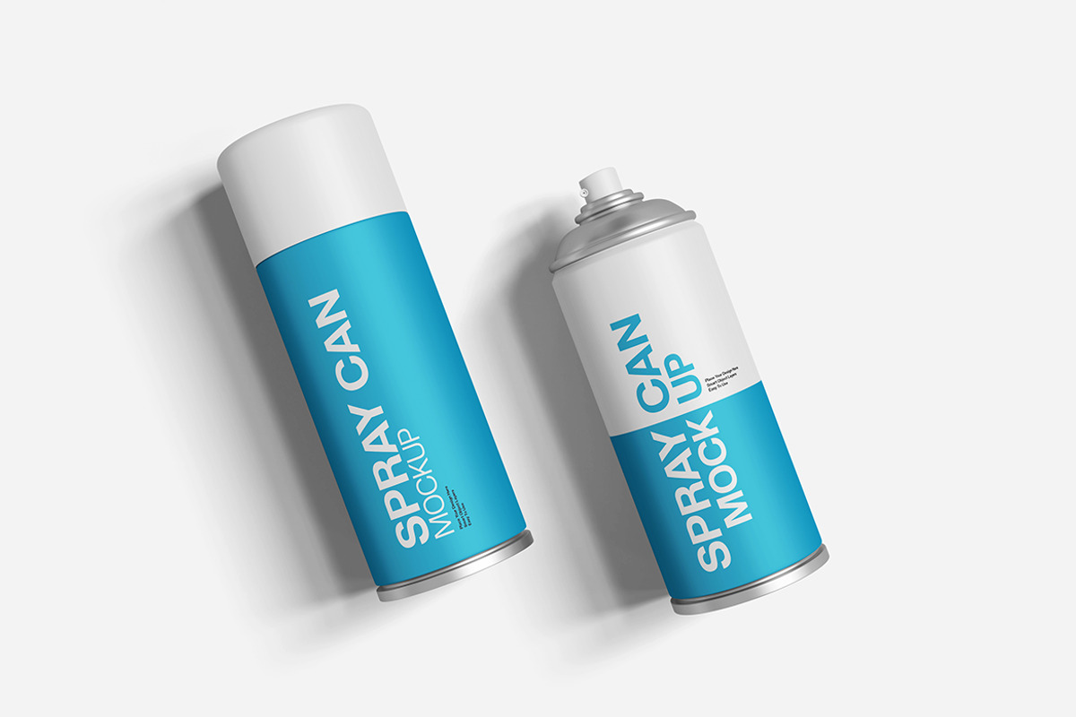 Spray Can Mockup, a Product Mockup by Indah (Photo 3 of 6)