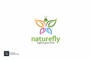 Nature / Butterfly - Logo Template