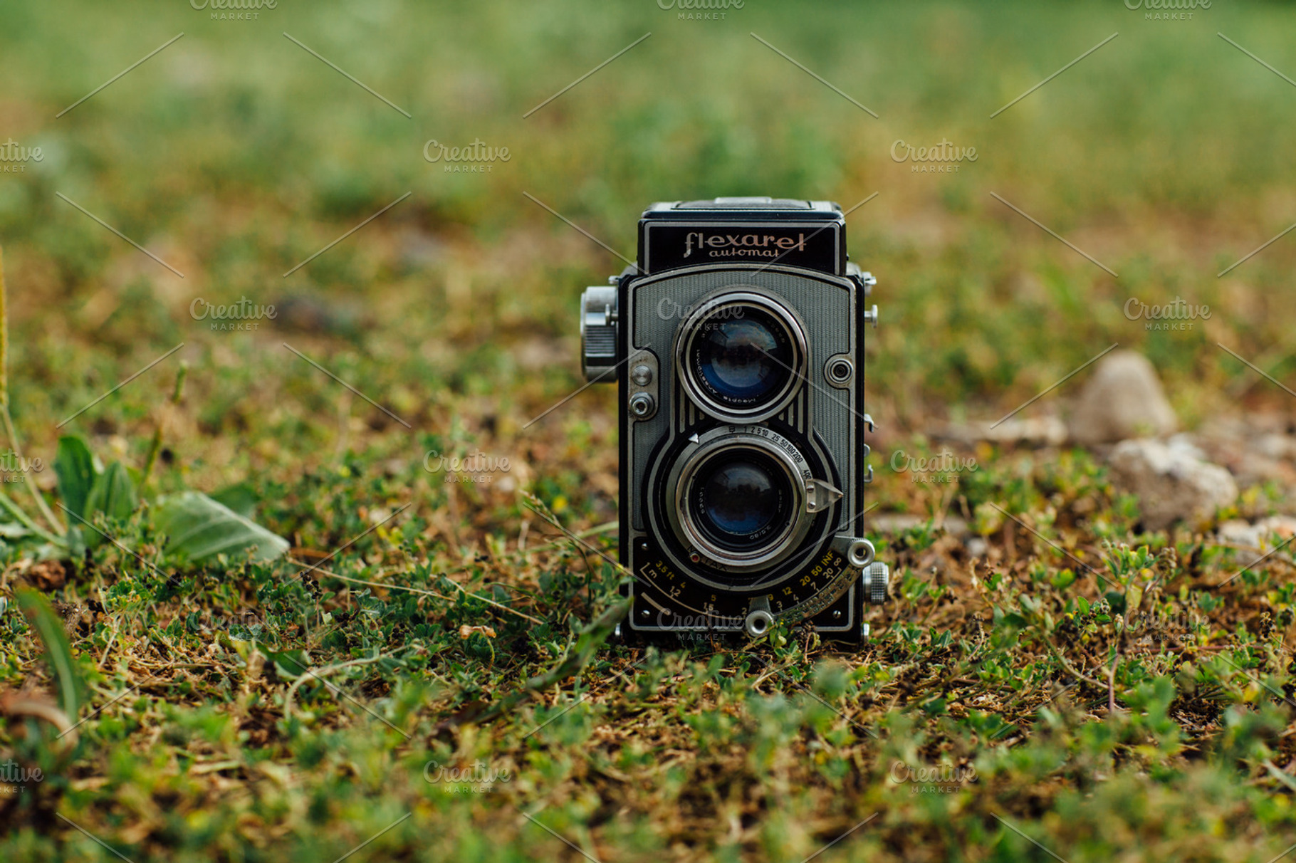 Analog camera containing flexaret, analog, and camera, a Technology Photo by Hombre-cz