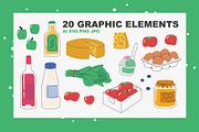 Local Market Poster Templates, a Food Illustration by Popova (Thumbnail 3 of 6)