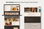 Restaurant, Cafe Wix Website, a Wix Template by Sky Dore Design (Thumbnail 11 of 13)