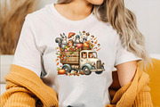 Fall Autumn Truck  Sublimation Clipa, an Illustration by SVGArt (Thumbnail 8 of 8)