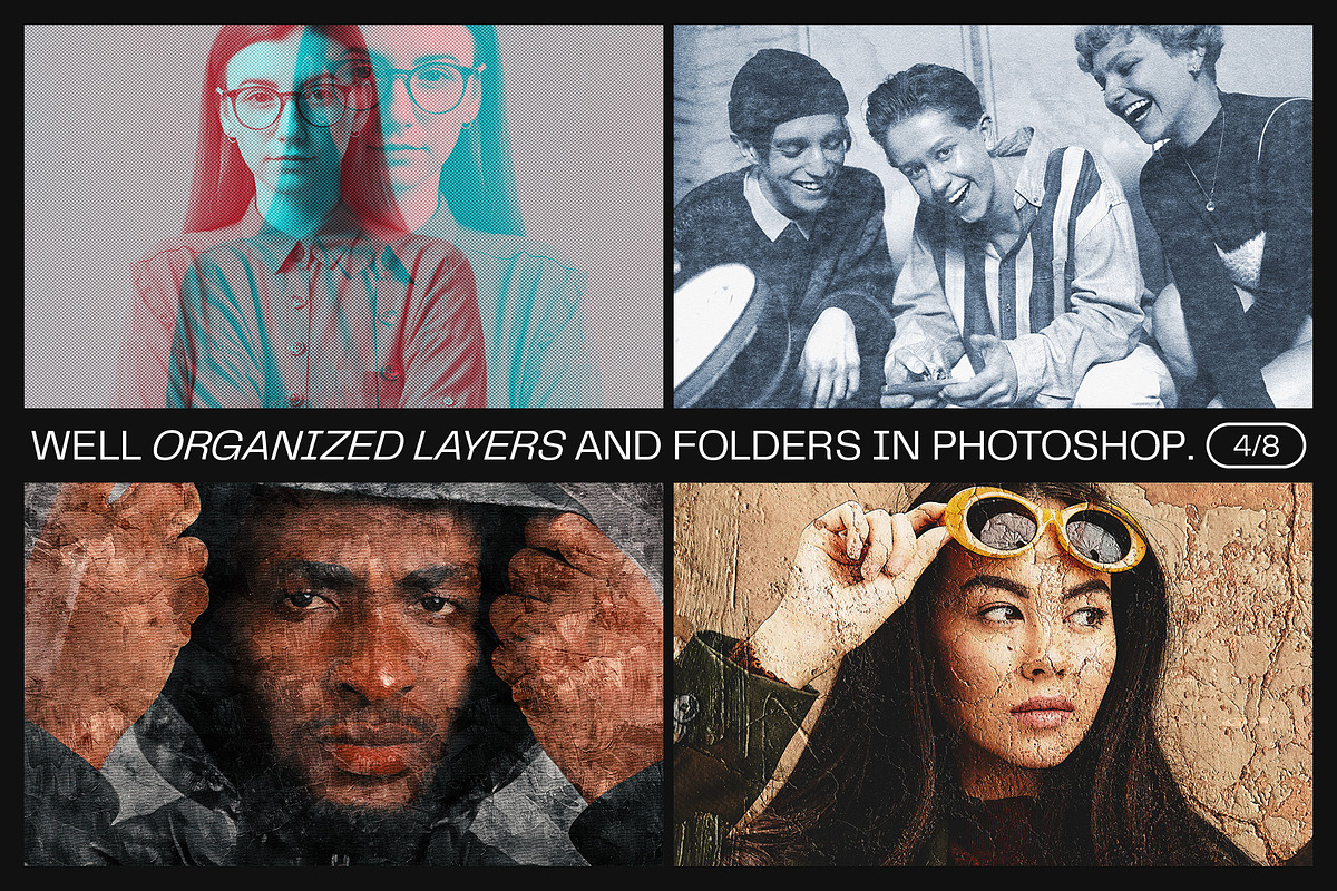 12 Photo Effect Templates, a Brushes & More by iDoodle Studio (Photo 4 of 6)