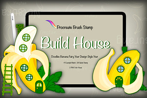 Build House Fairy Banana Stamp Brush