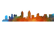 10xFiles Pack San Diego Skylines, an Illustration by HQPhoto Store (Thumbnail 5 of 6)
