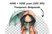 Whimsical Summer Woodland Animals, an Illustration by one-touch (Thumbnail 8 of 13)