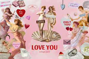 LOVE YOU - Collage Pack