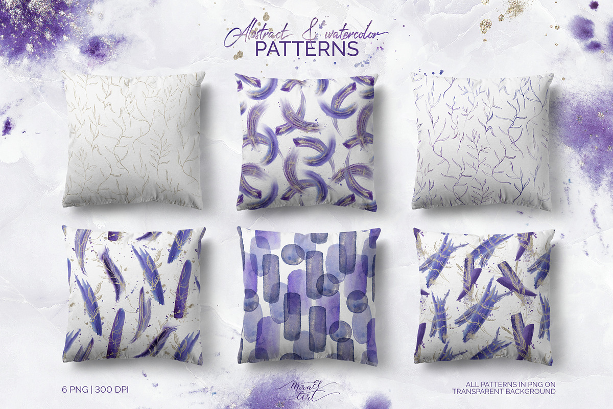 Violet Aura. Abstract design, a Texture Illustration by MiraEl Art (Photo 17 of 29)
