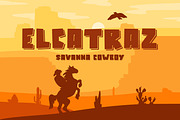 Elcatraz Family - Retro & Funny Font, a Sans Serif Font by Almarkhatype (Thumbnail 12 of 12)
