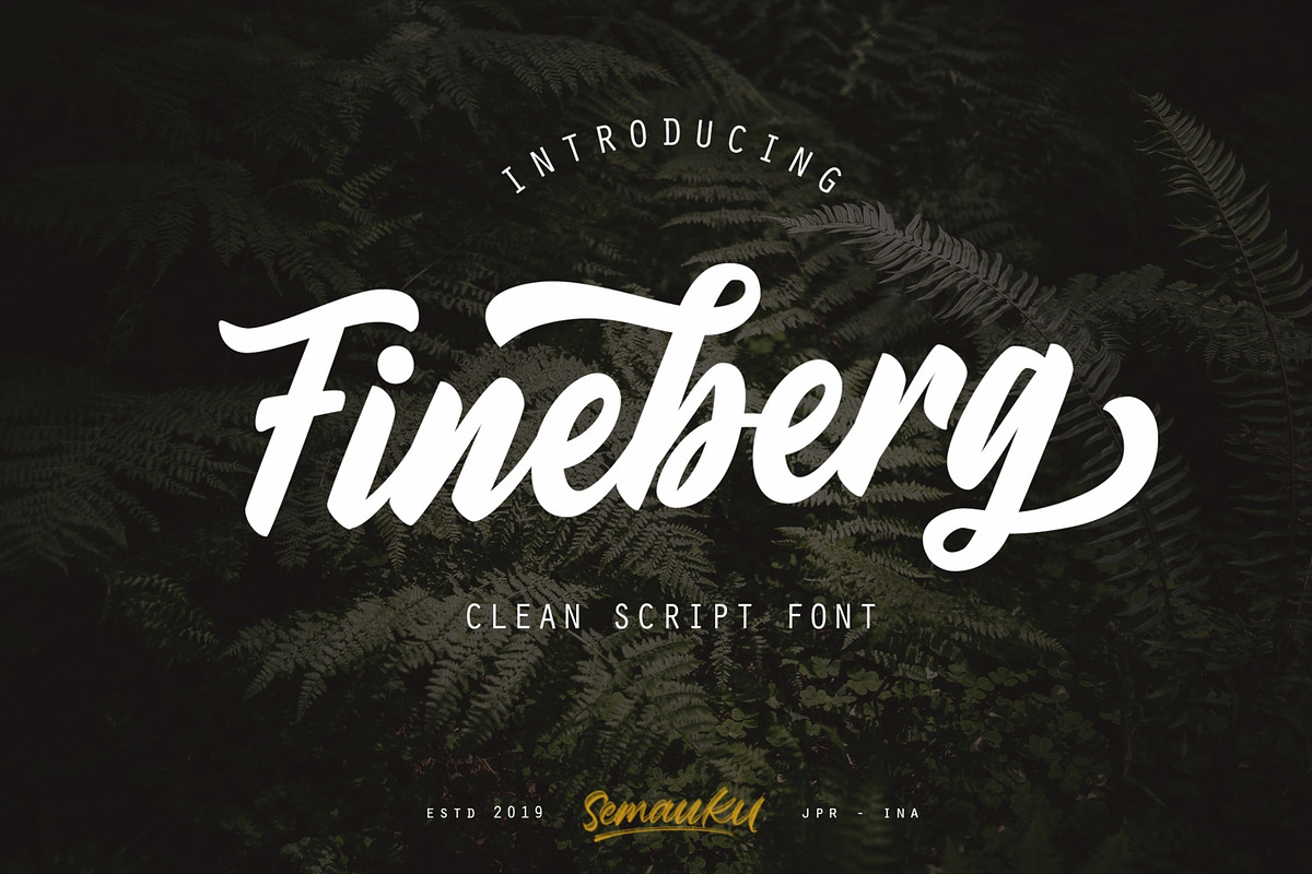 Fineberg | Script Font