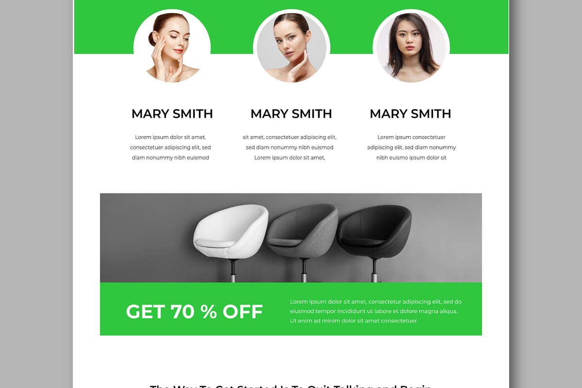 Business Promotion Email Newsletter, a Stationery Template by MightyDesign (Photo 4 of 8)