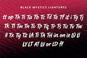 Black Mystics Raw Brush Display Font, a Handwritten Font by SNIPESCIENTIST (Thumbnail 33 of 38)