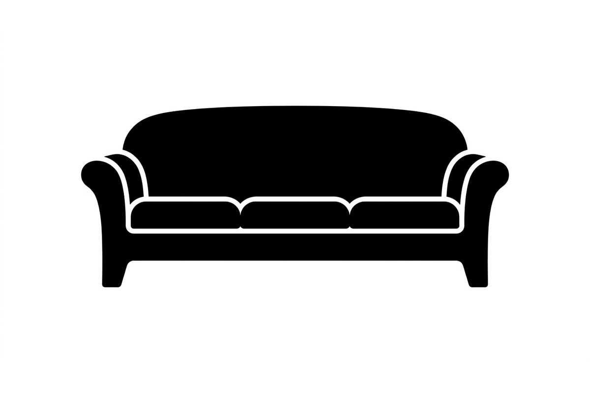 Living Room Sofa Silhouette Set, an Object Graphic by Designs_River (Photo 2 of 3)
