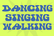 Retro Bold Psychedelic Font, a Handwritten Font by Simetrica Labs (Thumbnail 9 of 11)