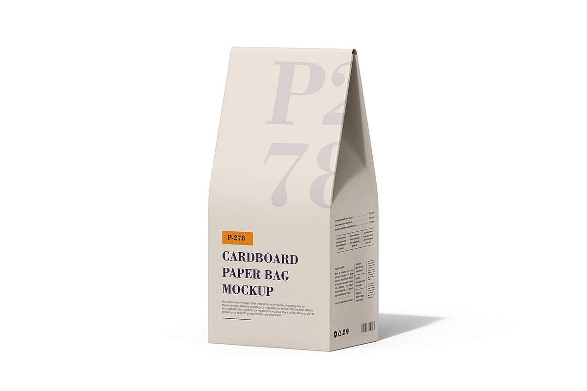 Paper Coffee Bag Packaging Mockup, a Packaging Mockup by Ram Studio LLC (Photo 2 of 21)